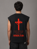 وست باکسی مدل Jesus رنگ مشکی کد W-58