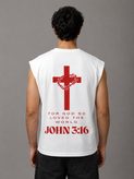 وست باکسی مدل Jesus رنگ سفید کد W-56