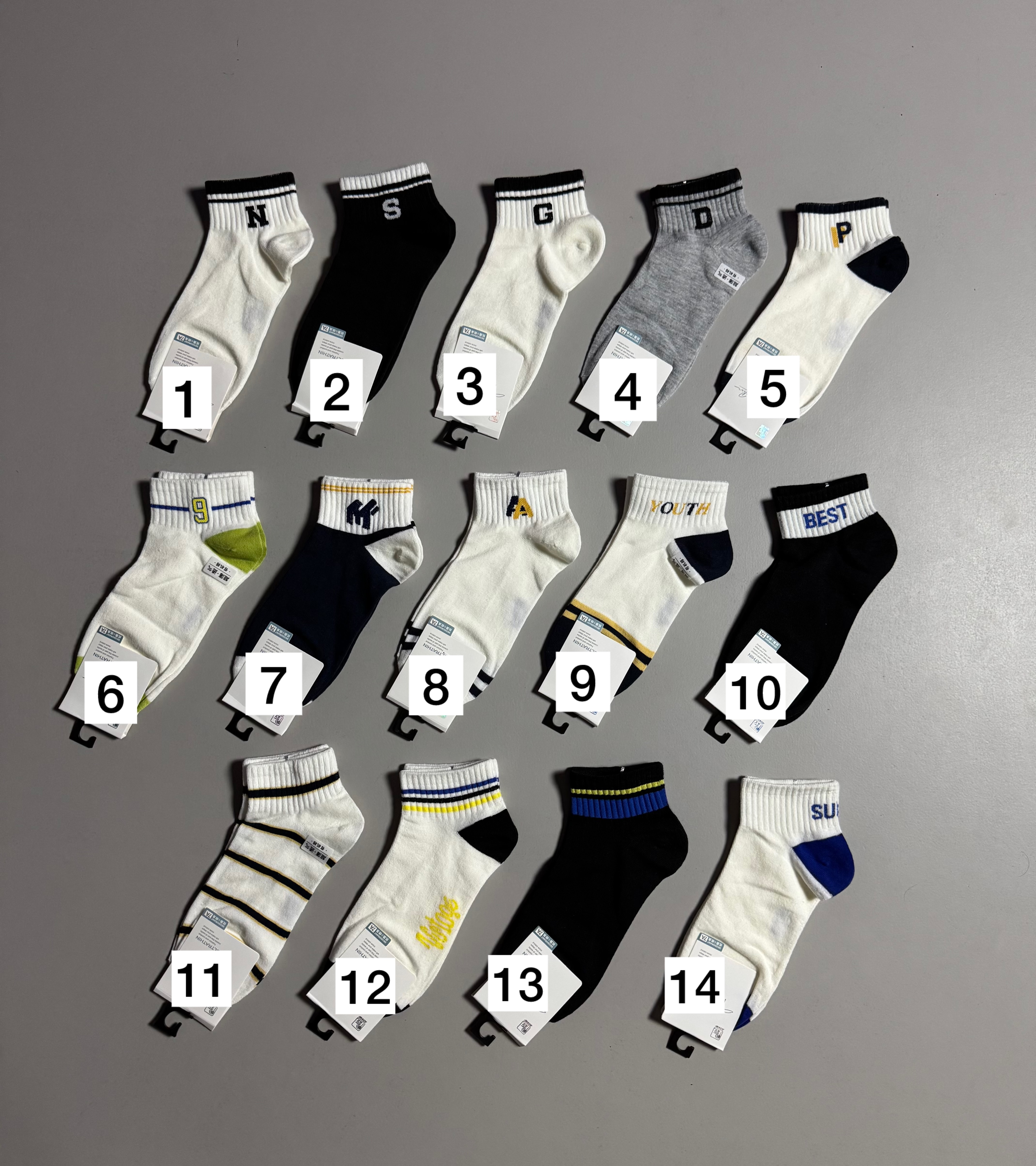 جوراب ساق کوتاه پنبه کد Socks-89