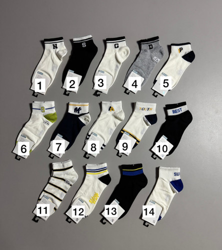 جوراب ساق کوتاه پنبه کد Socks-89