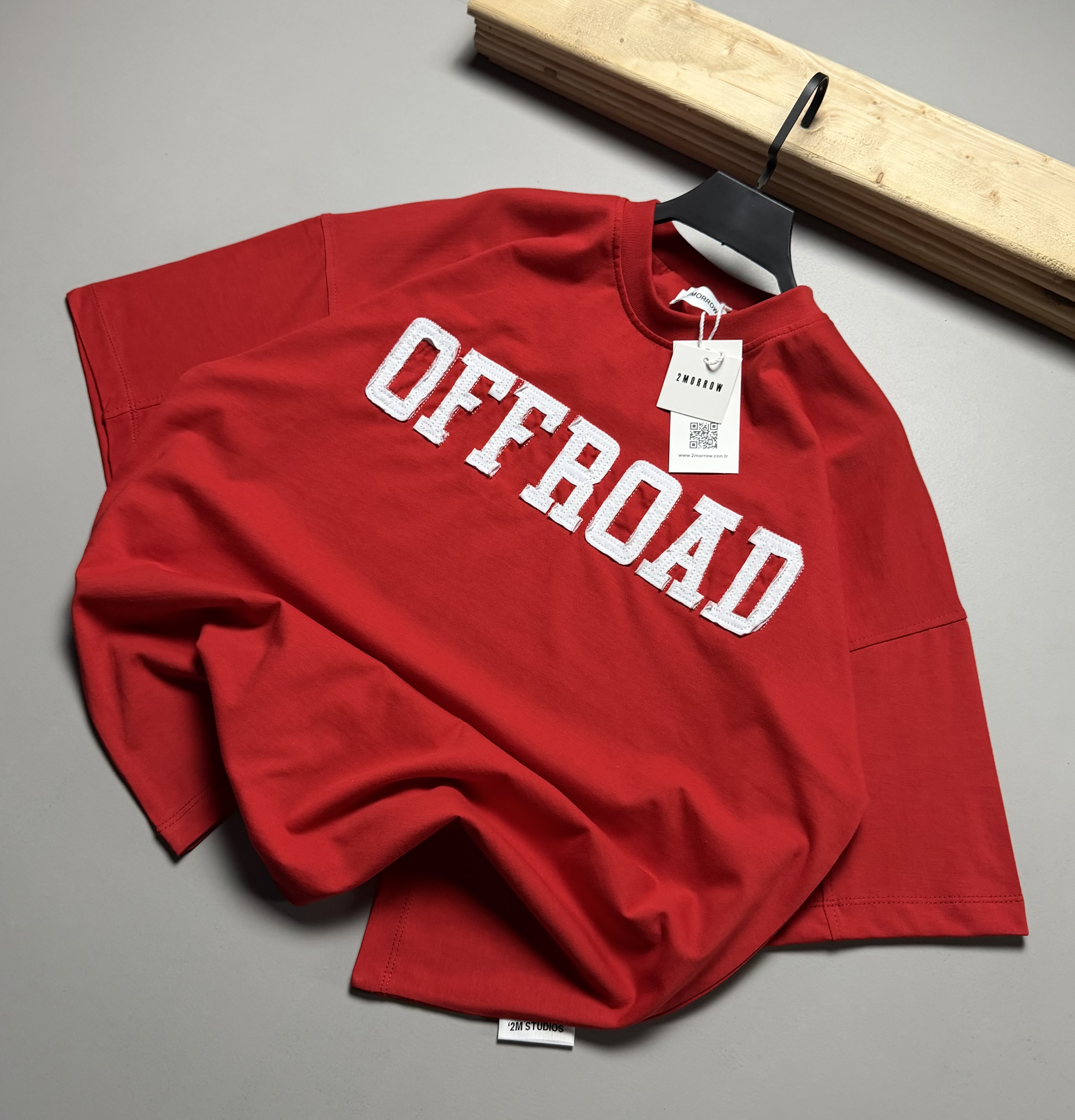 تیشرت فول باکس مدل OFFROAD رنگ قرمز کد 302