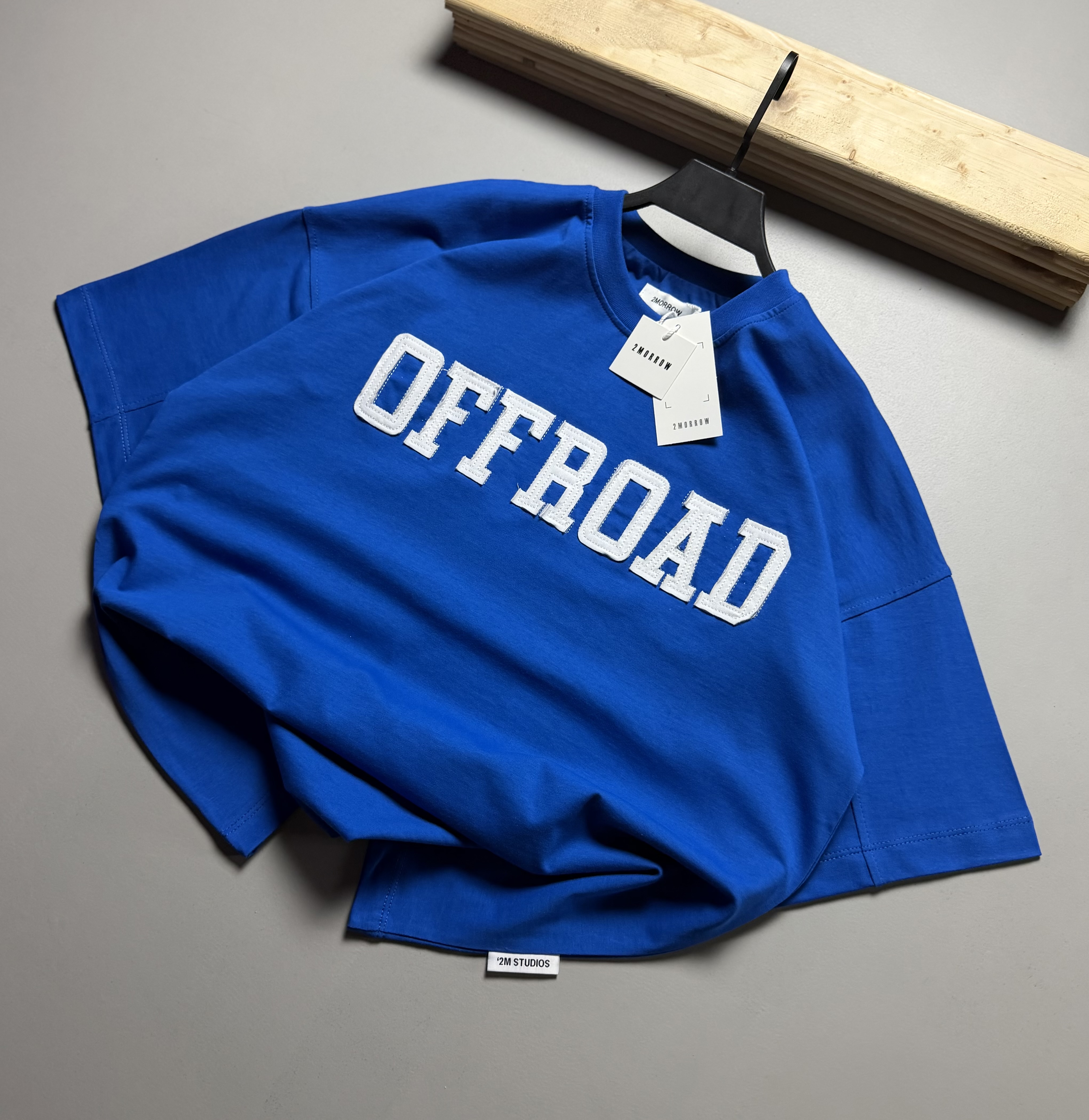 تیشرت فول باکس مدل OFFROAD رنگ آبی کد 302