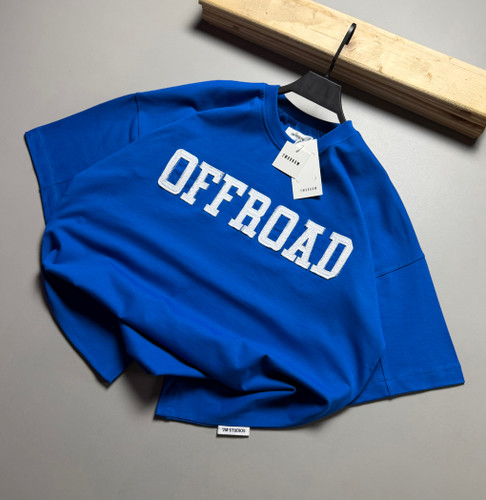 تیشرت فول باکس مدل OFFROAD رنگ آبی کد 302
