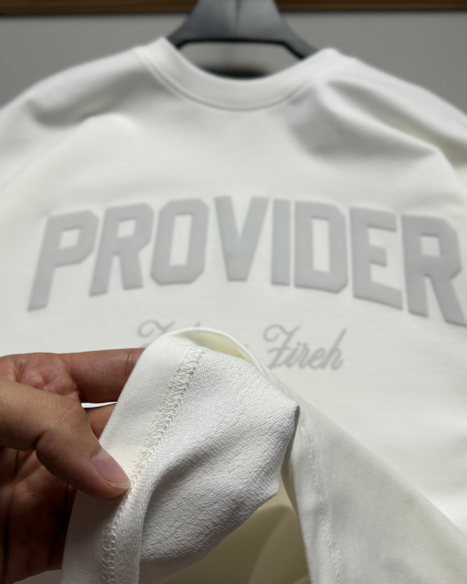 تیشرت باکسی مدل PROVIDER رنگ سفید کد 42