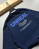 تیشرت باکسی مدل UNREAL رنگ سرمه ای کد 251