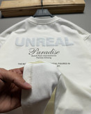 تیشرت باکسی مدل UNREAL رنگ سفید کد 251
