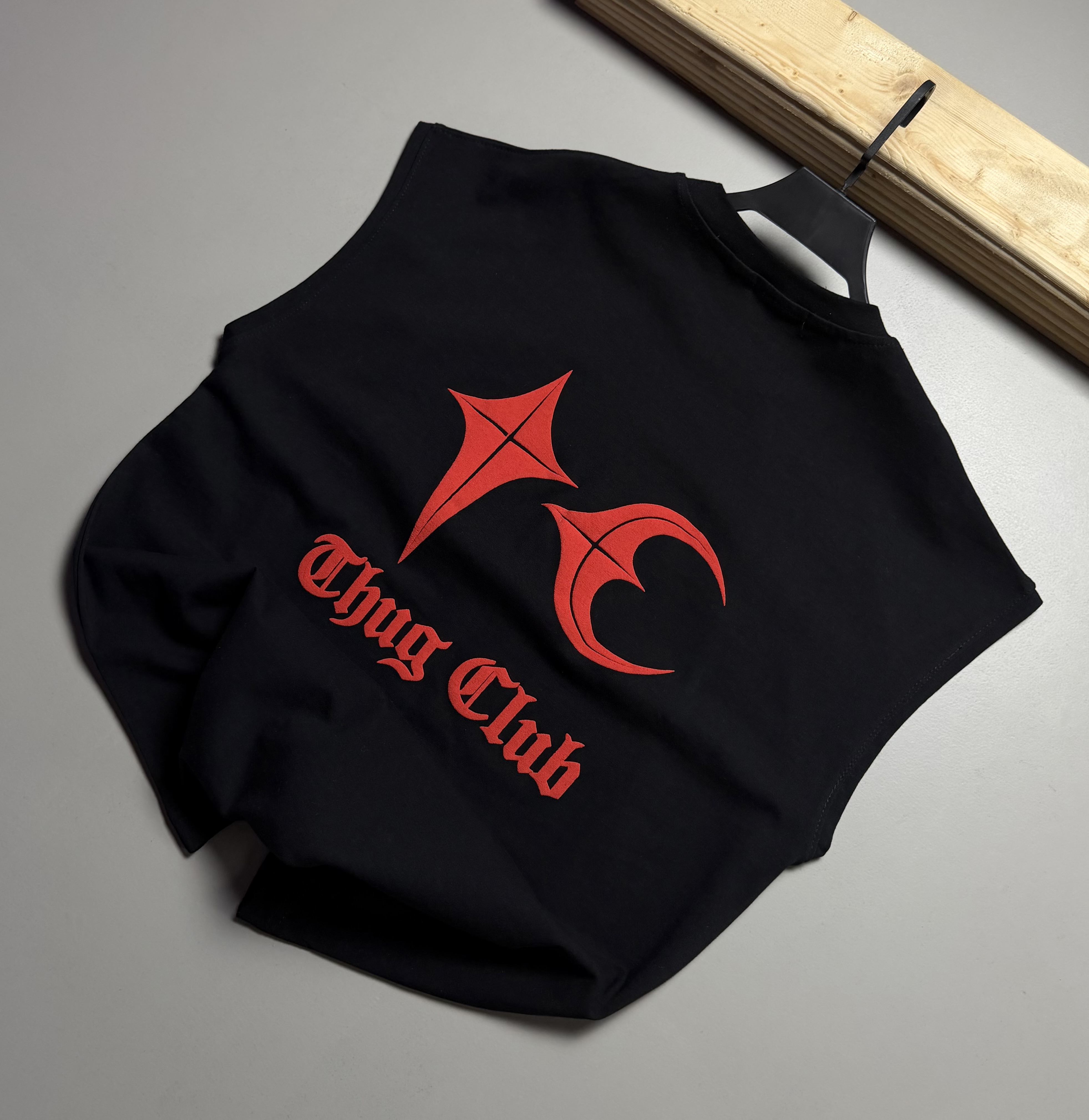 وست باکسی مدل Thug Club رنگ مشكي کد 623