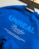 دورس باکسی سه نخ پنبه مدل UNREAL رنگ آبی شالی کد 443