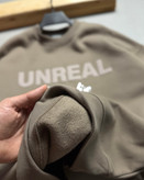 دورس باکسی سه نخ پنبه مدل UNREAL رنگ نسکافه ای کد 443
