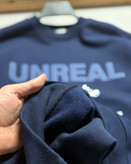 دورس باکسی سه نخ پنبه مدل UNREAL رنگ سرمه ای کد 443