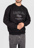 دورس باکسی سه نخ پنبه مدل UNREAL رنگ مشکی کد 443