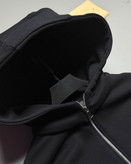 سویشرت باکسی سه نخ پنبه مدل SMWN رنگ مشکی کد 255
